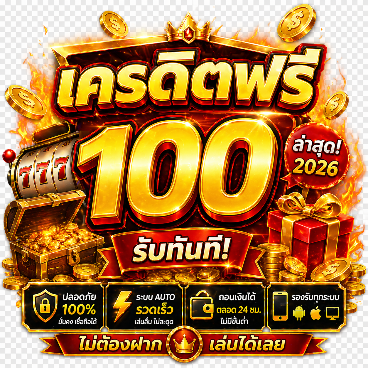 เครดิตฟรี png โปรสล็อตใหม่ล่าสุด ทดลองเล่นสล็อตฟรี เล่นง่ายได้เงินจริง