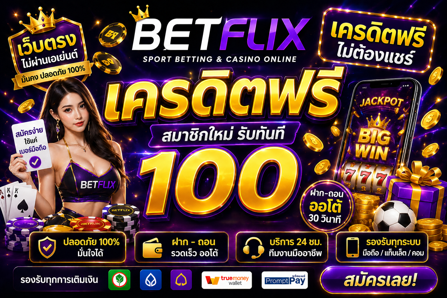 เบ ท ฟิก เครดิตฟรี มาแรงปี 2026 เล่นง่าย ได้ไว สายสล็อตห้ามพลาด