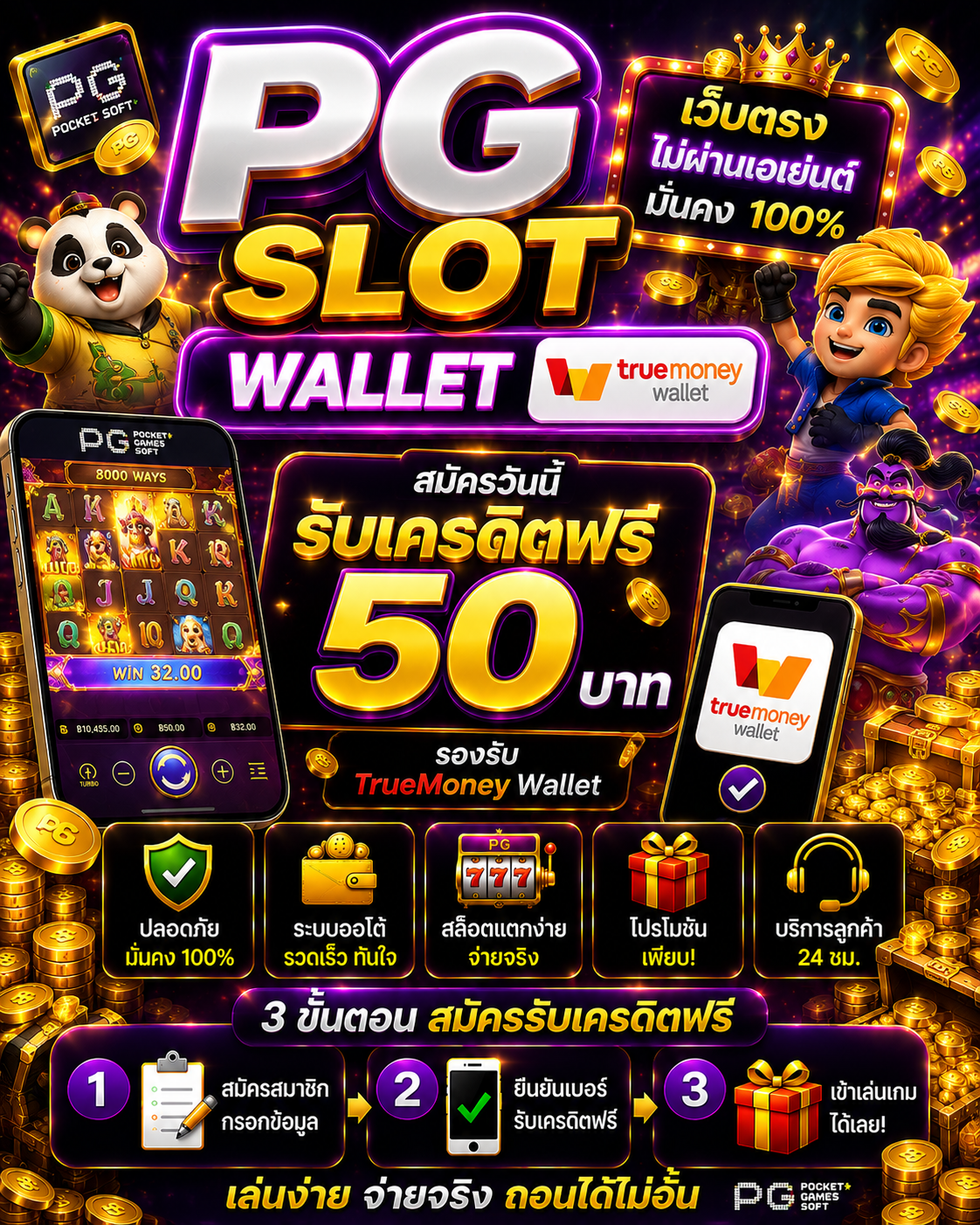 pg slot wallet อัปเดตสล็อตออนไลน์ยุคใหม่ 2026 ฝากถอนเร็ว เล่นง่ายทุกระบบ 🎰